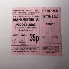 BIGLIETTO STUB - MANCHESTER