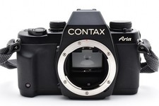 No appiccicoso!! [OTTIME CONDIZIONI] Contax Aria fotocamera reflex pellicola 35 mm corpo nero dal GIAPPONE