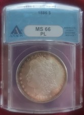 1886 USA ARGENTO PROOF DOLLARO