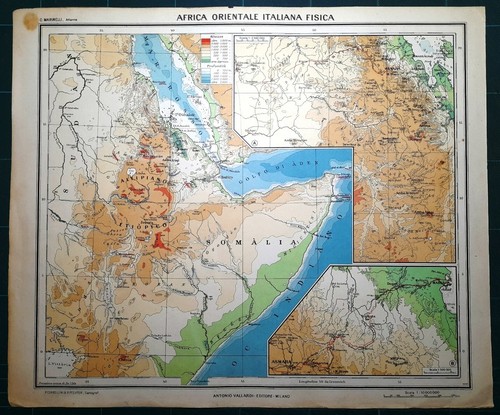 Carta geografica antica africa - carta,