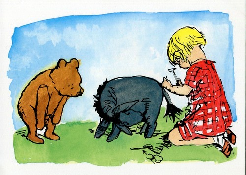 Winnie the pooh eeyore - eeyore, tail