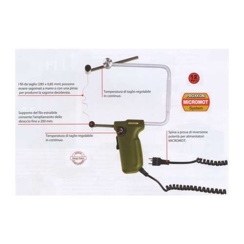 Taglia polistirolo proxxon - taglia,