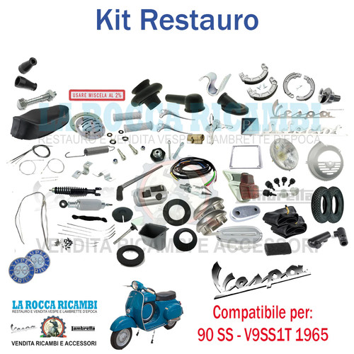 Kit restauro vespa super - restauro,