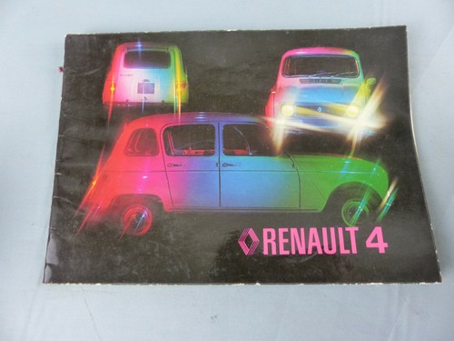 Mode emploi renault de - renault, 4
