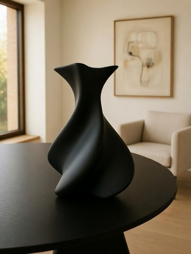 Vaso design moderno nero - design,