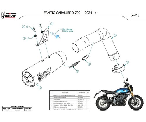 Terminale scarico mivv m1 - mivv, x-m1