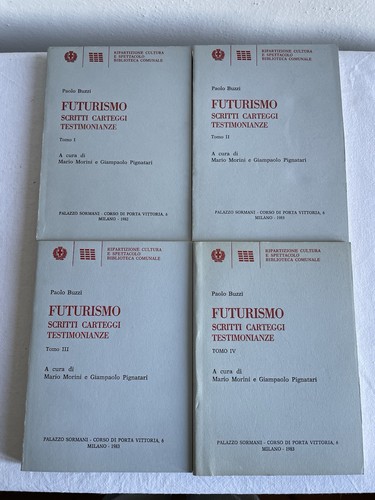 Futurismo scritti carteggi - futurismo,
