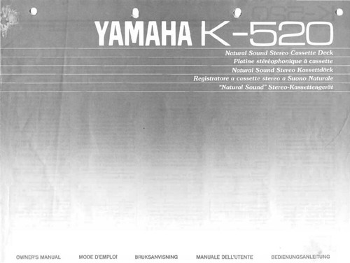 Yamaha 540 cassette - yamaha, deck