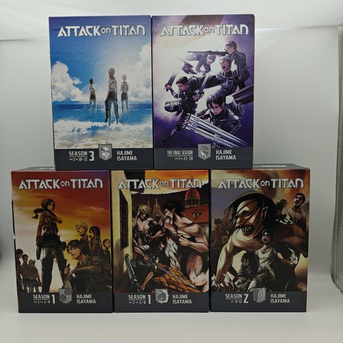 Attack titan manga box - on,