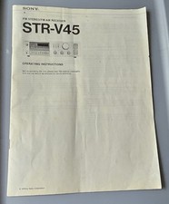 Sony str v4l amplifier - str-v4l, /