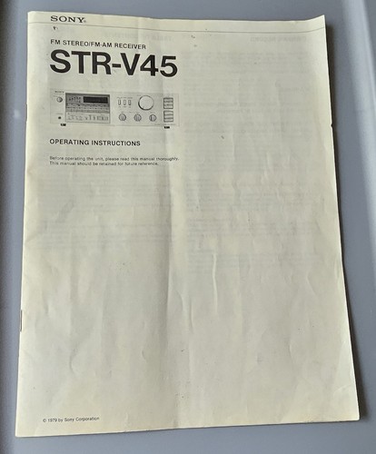 Sony str v4l - sony, str-v4l
