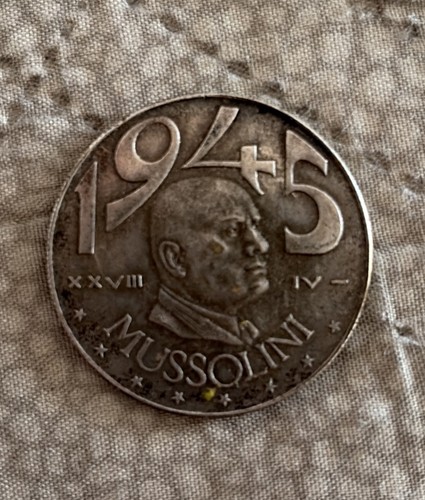 Benito mussolini rara - -, moneta