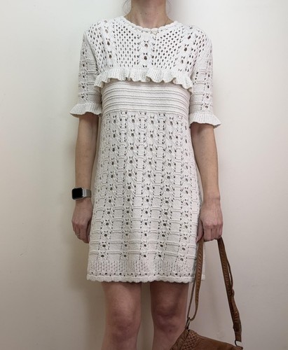 Mini abito zara bianco sporco - abito,