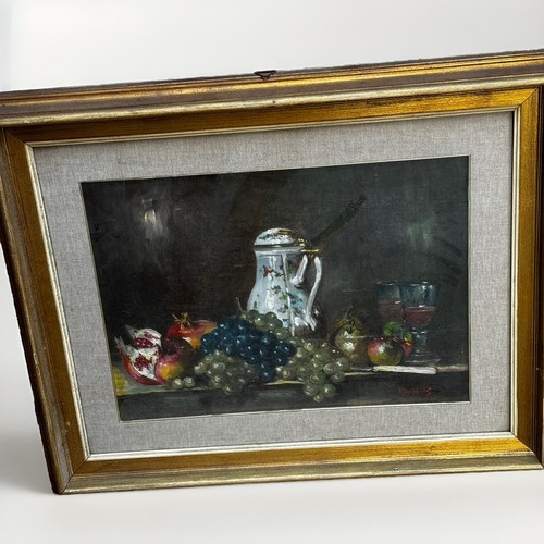 Dipinto vintage con frutta - dipinto,