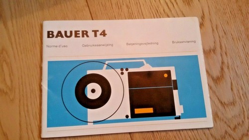 Bauer super 8mm proiettore - t4,