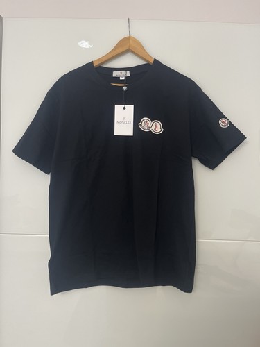 Maglietta moncler nera slimfit - maglietta,