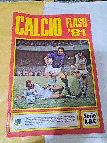 Album figurine calcio flash - album, flash'81