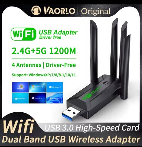 Adattatore usb 1200mbps - wi-fi,