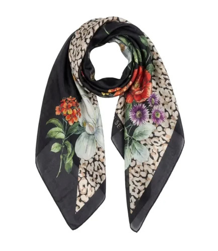 Twinset foulard stampa fiori - twinset,