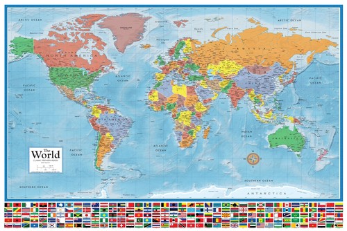 Mappa parete 36x48 - da,