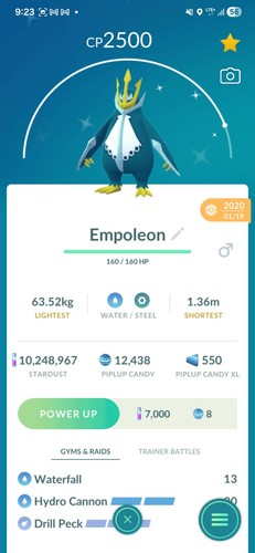 Pokemon empoleon lucido 2020 - empoleon,