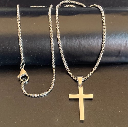 Collana con croce rosario - , in