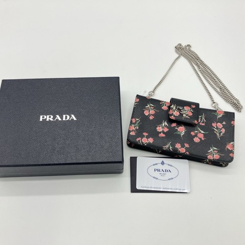 Borsa tracolla prada flora - a,