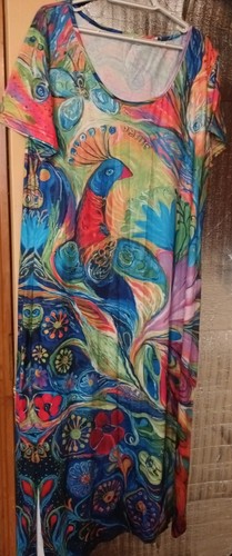 Abito lungo multicolore - , misto