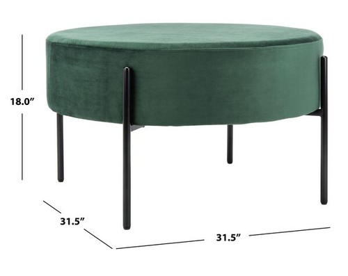 Pouf cocktail rotondo safavieh - cocktail,
