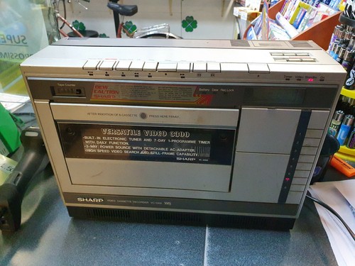 Sharp video cassette recorder - cassette,