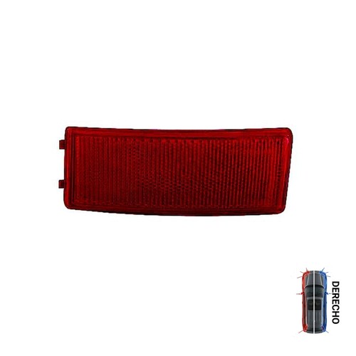 Catarifrangente paraurti rosso - catarifrangente,