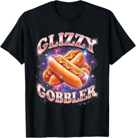 Maglietta glizzy gobbler meme - glizzy,