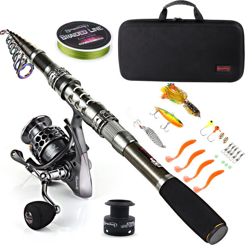 Canna pesca mulinello combo - da,