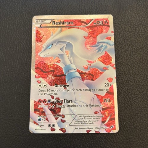 Pokémon reshiram rc22 - pokémon, rc22/rc25