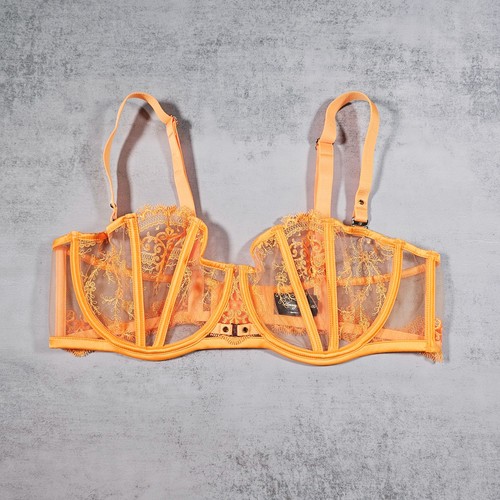Reggiseno balconcino ricamato