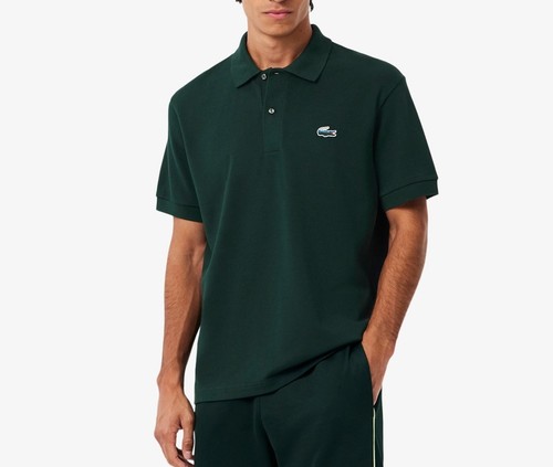 Lacoste pique polo shirt logo - polo,