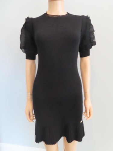 Abito chanel nero costine - abito,