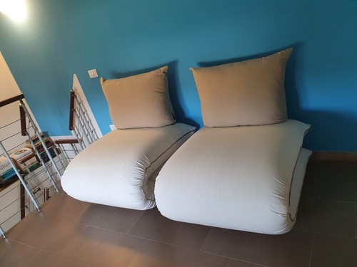 Coppia poltrona letto - poltrona, lago