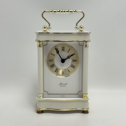 White vintage hermle quartz - white,