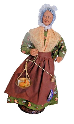 Doll handmade santon - santon, antico