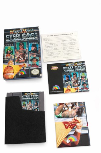 Wwf wrestlemania steel cage - wwf,