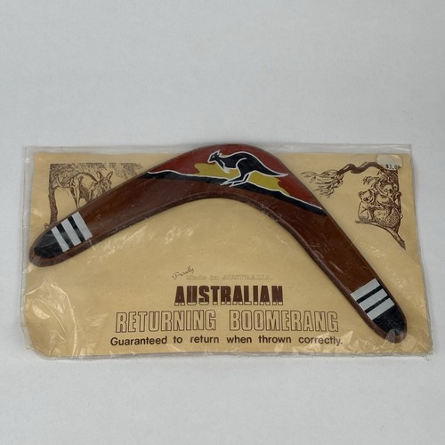 Boomerang vintage legno - vintage,