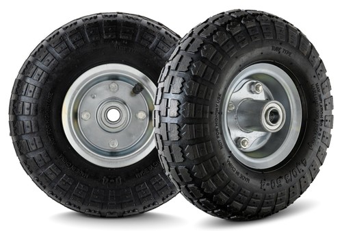 Ruote ruota gomma carrello - 2x,