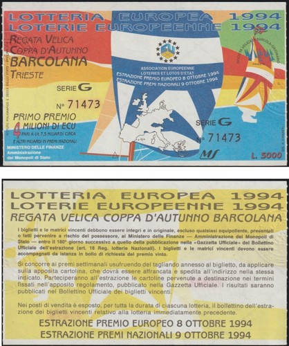 Italia biglietto lotteria - italia,