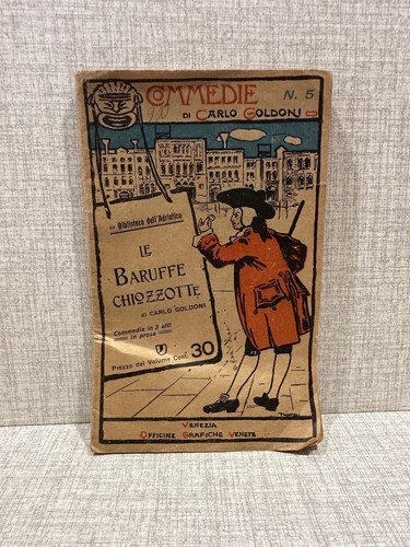 Baruffe chiozzotte commedie - chiozzotte,