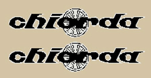 Chiorda adesivi serbatoio tank