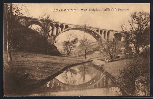 Cpa luxembourg pont adolphe - cpa,