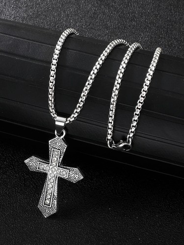 Collana uomo croce - collana, catenina
