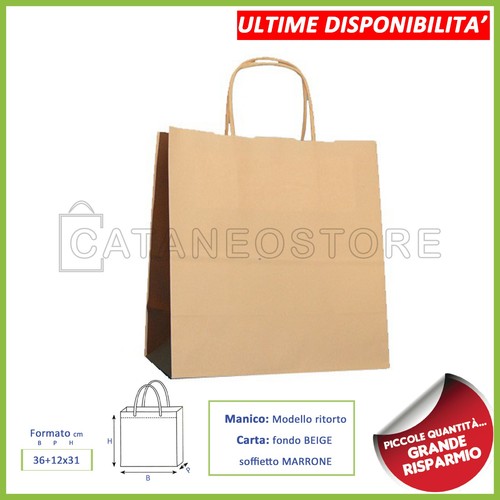 Borse shopper carta manico - shopper, di