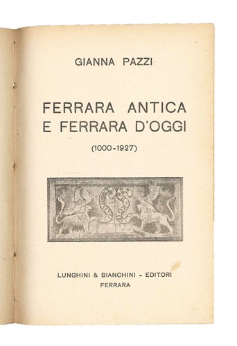 Ferrara antica - antica, e